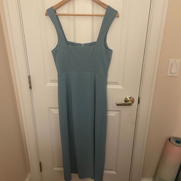 Show Me Your MuMu NWT Eden Midi Dress Dusty Sage L Wedding Guest Formal Event - Picture 4 of 10